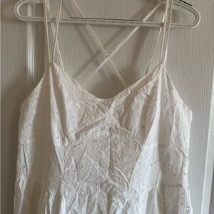 a new day White Smocked Sundress